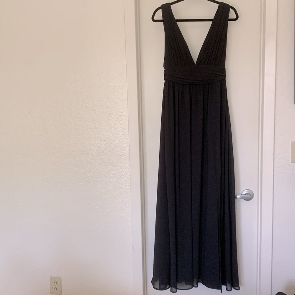 Lulus - Heavenly Hues Black Maxi Dress